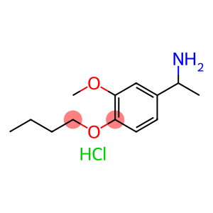 1-(4-丁氧基-3-甲氧苯基)乙烷-1-胺盐酸