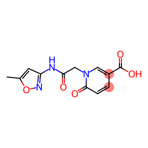 1-[(5-Methyl-isoxazol-3-ylcarbamoyl)-methyl]-6-oxo-1,6-dihydro-pyridine-3-carboxylic acid