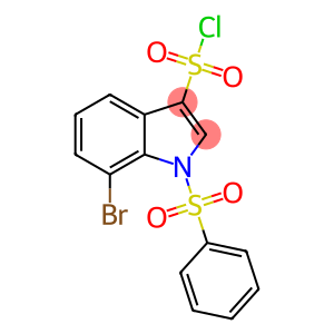 7-Bromo-1-phenylsulfonyl-3-chlorosulfonylindol