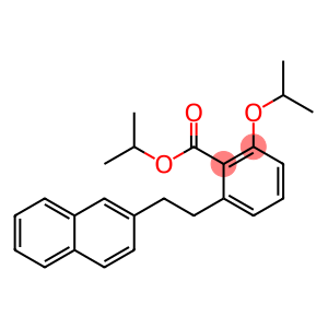 Benzoic acid, 2-(1-methylethoxy)-6-[2-(2-naphthalenyl)ethyl]-, 1-methylethyl ester