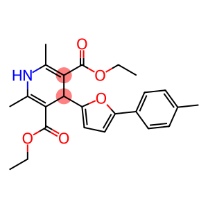 diethyl 2,6-dimethyl-4-(5-(p-tolyl)furan-2-yl)-1,4-dihydropyridine-3,5-dicarboxylate