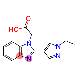 [2-(1-Ethyl-1H-pyrazol-4-yl)-1H-benzimidazol-1-yl]acetic acid