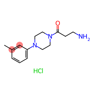 3-amino-1-[4-(3-methylphenyl)piperazin-1-yl]propan-1-one hydrochloride