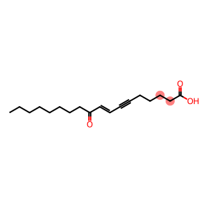 8-Octadecen-6-ynoic acid, 10-oxo-, (8E)-