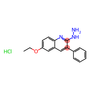 2-Hydrazino-6-ethoxy-3-phenylquinoline hydrochloride