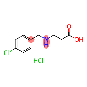 β-Alanine, N-[(4-chlorophenyl)methyl]-, hydrochloride (1:1)