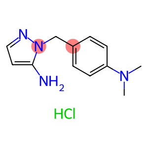 1-{[4-(Dimethylamino)phenyl]methyl}-1H-pyrazol-5-amine Hydrochloride