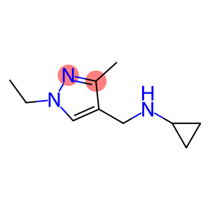 N-[(1-ethyl-3-methyl-1H-pyrazol-4-yl)methyl]cyclopropanamine