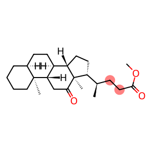 Cholan-24-oic acid, 12-oxo-, methyl ester, (5β)-