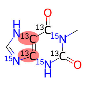 1-Methylxanthine-13C4,15N3