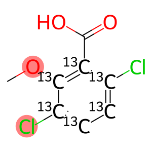 Dicamba-(phenyl-13C3)