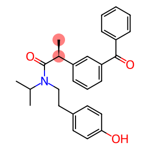 (S)-2-(3-Benzoylphenyl)-N-(4-hydroxyphenethyl)-N-isopropylpropanamide