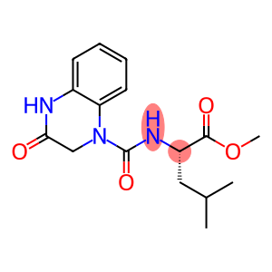 L-Leucine, N-[(3,4-dihydro-3-oxo-1(2H)-quinoxalinyl)carbonyl]-, methyl ester