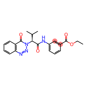 ethyl 3-{[3-methyl-2-(4-oxo-1,2,3-benzotriazin-3(4H)-yl)butanoyl]amino}benzoate