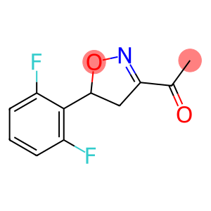 1-[5-(2,6-difluorophenyl)-4,5-dihydro-1,2-oxazol-3-yl]ethanone