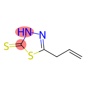 1,3,4-Thiadiazole-2(3H)-thione,  5-(2-propenyl)-  (9CI)