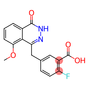 2-Fluoro-5-((8-methoxy-4-oxo-3,4-dihydrophthalazin-1-yl)methyl)benzoic acid