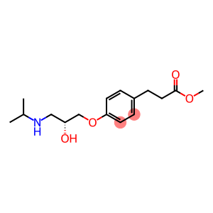 Benzenepropanoic acid, 4-[(2R)-2-hydroxy-3-[(1-methylethyl)amino]propoxy]-, methyl ester