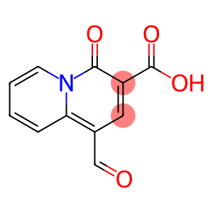 1-FORMYL-4-OXO-4H-QUINOLIZINE-3-CARBOXYLIC ACID