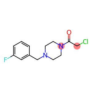 2-chloro-1-{4-[(3-fluorophenyl)methyl]piperazinyl}ethan-1-one