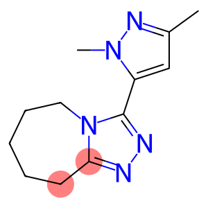 3-(1,3-Dimethyl-1H-pyrazol-5-yl)-6,7,8,9-tetrahydro-5H-[1,2,4]triazolo[4,3-a]azepine