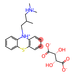 10-[3-(dimethylammonio)-2-methylpropyl]-10H-phenothiazinium [R-(R*,R*)]-tartrate