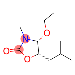 2-Oxazolidinone,4-ethoxy-3-methyl-5-(2-methylpropyl)-,cis-(9CI)