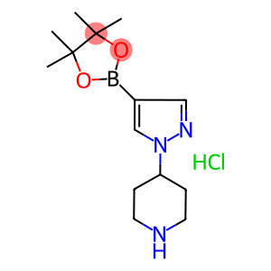4-(4-(4,4,5,5-四甲基-1,3,2-二氧硼杂环戊烷-2-基)-1H-吡唑-1-基)哌啶盐酸盐