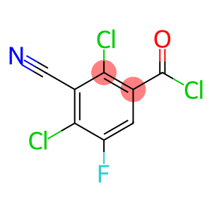 3-Cyano-2,4-dichloro-5-fluorobenzoylchloride