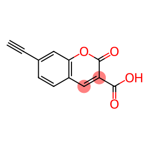 2H-1-Benzopyran-3-carboxylic acid, 7-ethynyl-2-oxo-