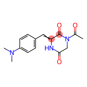 2,5-Piperazinedione, 1-acetyl-3-[[4-(dimethylamino)phenyl]methylene]-