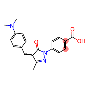4-(4-(4-二甲氨基苄基-1-基)-3-甲基-5-氧代-2-吡唑啉-1-基)苯甲酸