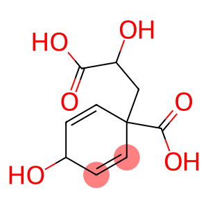 2,5-Cyclohexadiene-1-propanoic acid, 1-carboxy-α,4-dihydroxy-, [1(R)-cis]- (9CI)