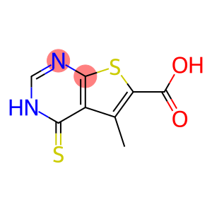 5-methyl-4-sulfanylidene-1H,4H-thieno[2,3-d]pyrimidine-6-carboxylic acid