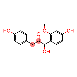 1-Hydroxy-1-(4-hydroxy-2-methoxyphenyl)-3-(4-hydroxyphenyl)propan-2-one