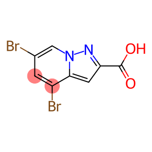 Pyrazolo[1,5-a]pyridine-2-carboxylic acid, 4,6-dibromo-