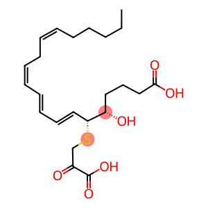 5S-Hydroxy-6R-(S-(2-oxo-3-thiopropionyl))-7E,9E,11E,14Z-eicosatetraenoic acid