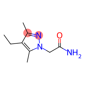 2-(4-乙基-3,5-二甲基-1H-吡唑-1-基)乙酰胺