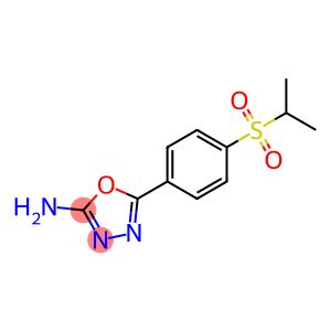 5-[4-(ISOPROPYLSULFONYL)PHENYL]-1,3,4-OXADIAZOL-2-AMINE