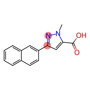 1-甲基-3-(2-萘基)-1{H}-吡唑-5-羧酸
