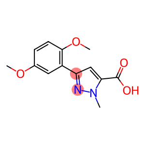 3-(2,5-DIMETHOXYPHENYL)-1-METHYL-1{H}-PYRAZOLE-5-CARBOXYLIC ACID