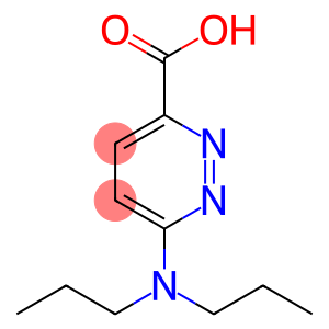 3-Pyridazinecarboxylic acid, 6-(dipropylamino)-