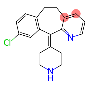 5H-Benzo[5,6]cyclohepta[1,2-b]pyridine, 9-chloro-6,11-dihydro-11-(4-piperidinylidene)-