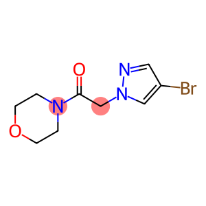 1-(4-Morpholinyl)-2-(4-bromo-1H-pyrazol-1-yl)ethanone