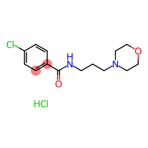 4-Chloro-N-(3-(4-morpholinyl)propyl)benzamide monohydrochloride