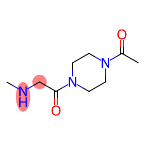 Ethanone, 1-(4-acetyl-1-piperazinyl)-2-(methylamino)-