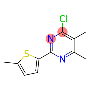 4-Chloro-5,6-dimethyl-2-(5-methylthiophen-2-yl)pyrimidine