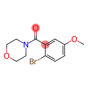 (2-bromo-5-methoxyphenyl)(morpholino)methanone