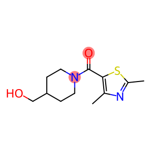 1-(2,4-dimethyl-1,3-thiazole-5-carbonyl)piperidin-4-yl]methanol