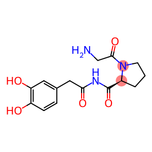 L-Prolinamide, glycyl-N-[(3,4-dihydroxyphenyl)acetyl]- (9CI)